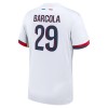 Camiseta de fútbol Paris Saint-Germain Bradley Barcola 29 Segunda Equipación 2024-25 - Hombre